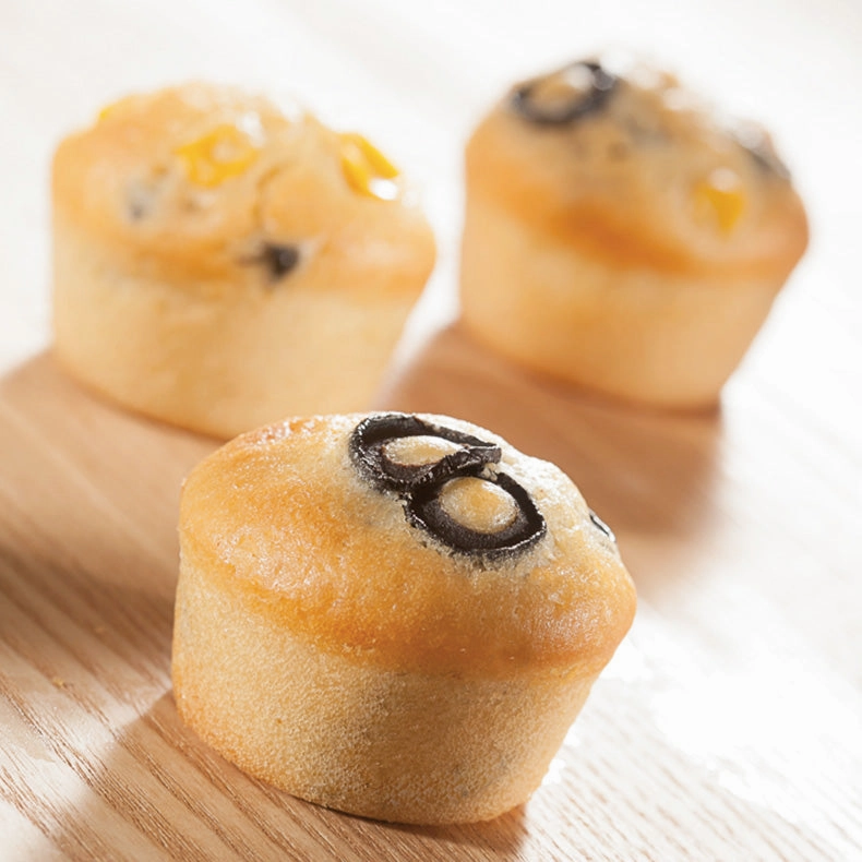 Flexipan FLX1031 Mini Muffin Mold, Sheet of 40, 2"