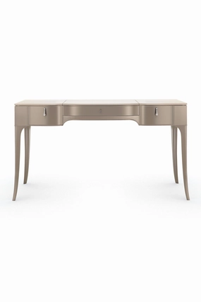 Flip Top Mirror Vanity Table | Caracole Kiss N Makeup desk,home desk,workstation