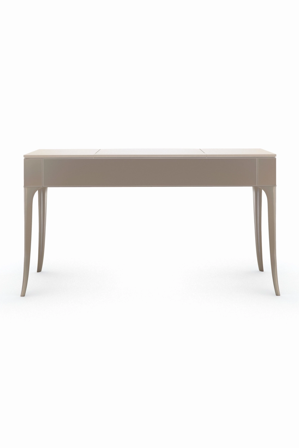 Flip Top Mirror Vanity Table | Caracole Kiss N Makeup