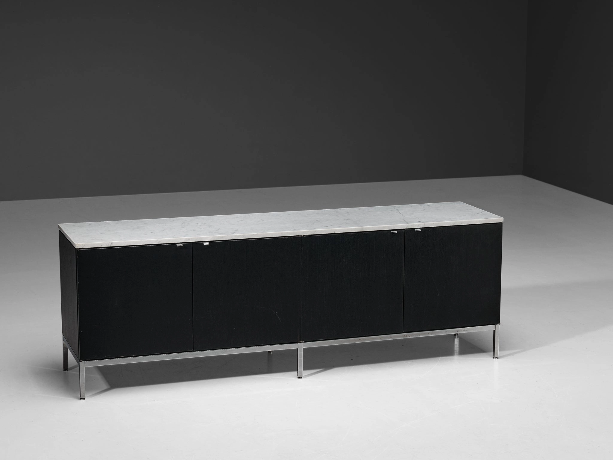 Florence Knoll for Knoll International Sideboard with Marble Top storage cabinet,organizer,furniture storage