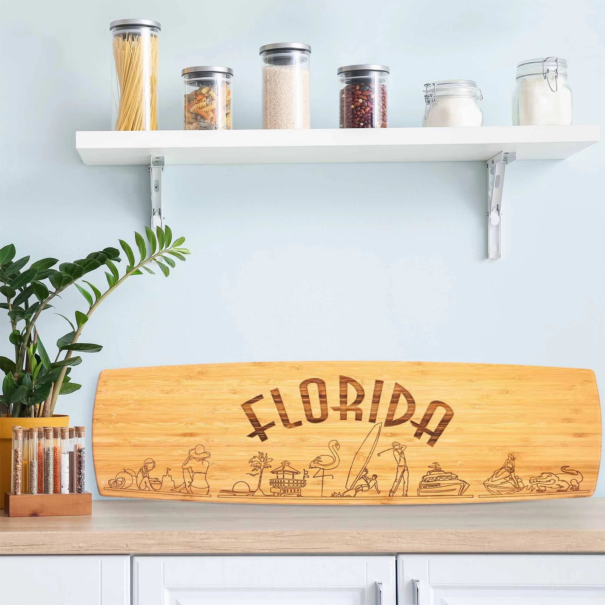 Florida Engraved XL Charcuterie Board, 30" x 8-1/2"