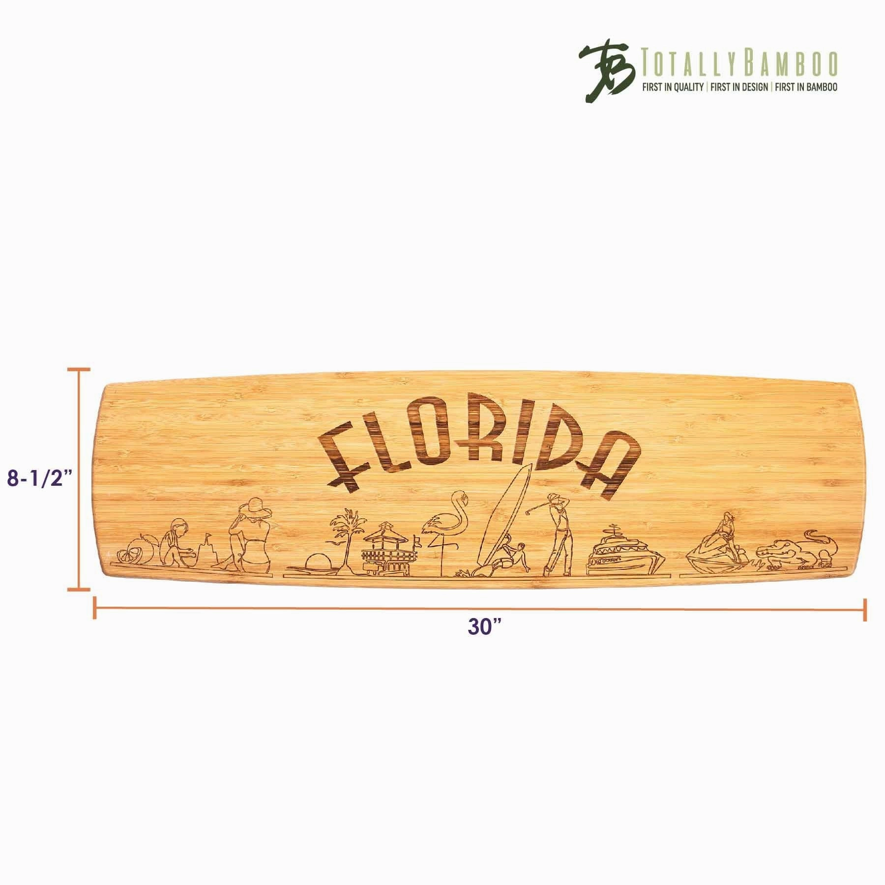 Florida Engraved XL Charcuterie Board, 30" x 8-1/2"