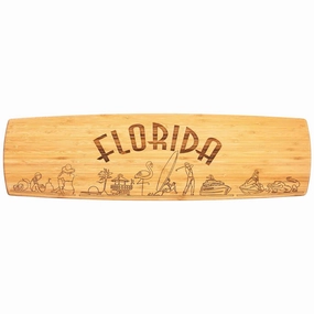 Florida Engraved XL Charcuterie Board, 30" x 8-1/2" cutting board,chopping board,kitchen tools