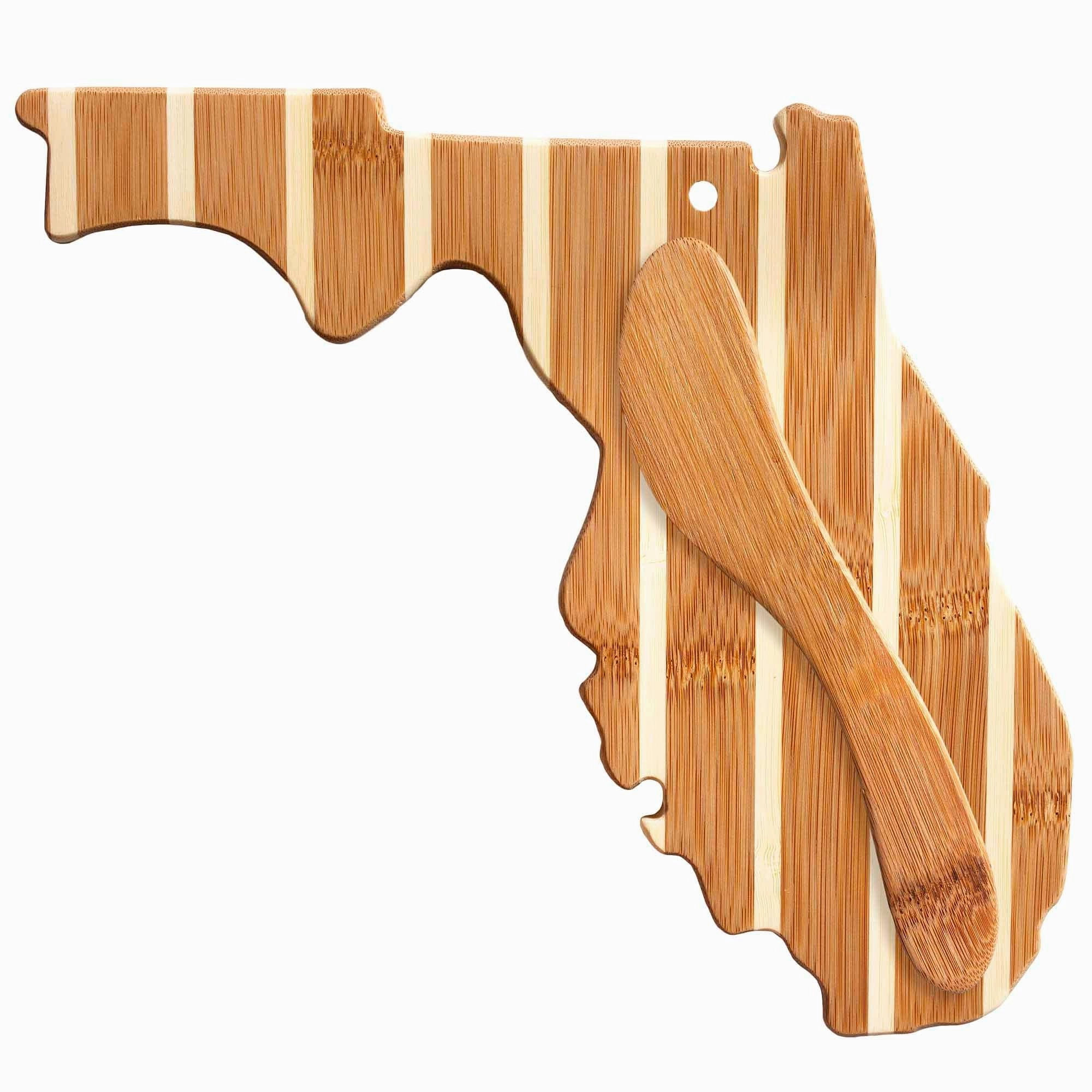 Florida Serving Board with Spreader Knife Gift Set cutting board,chopping board,kitchen tools