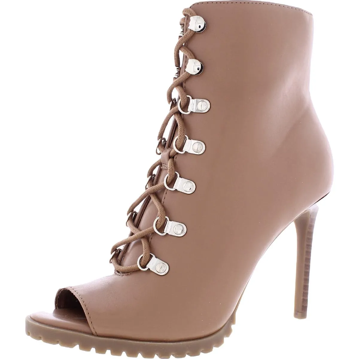 Florita Womens Zipper Zip Up Lace-Up Heels ecco Shoes
