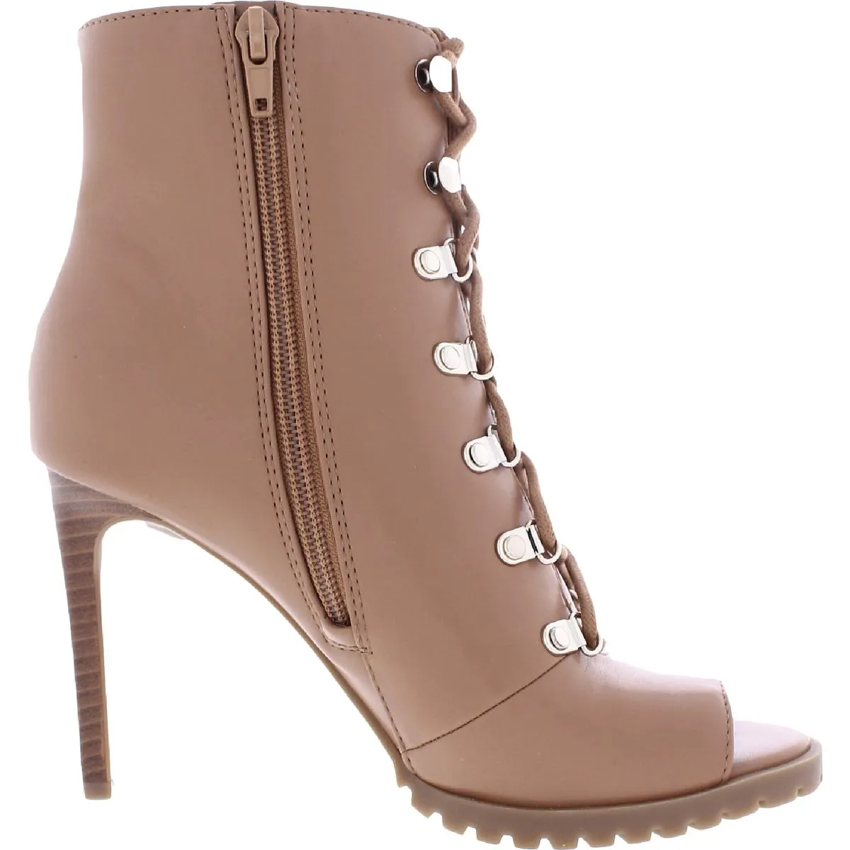 Florita Womens Zipper Zip Up Lace-Up Heels ecco Shoes