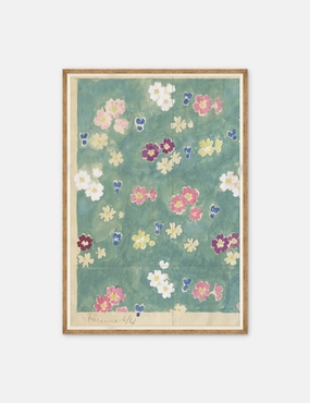 Flower Field Diptych Print by Paule Marrot wall art,canvas print,home wall decor