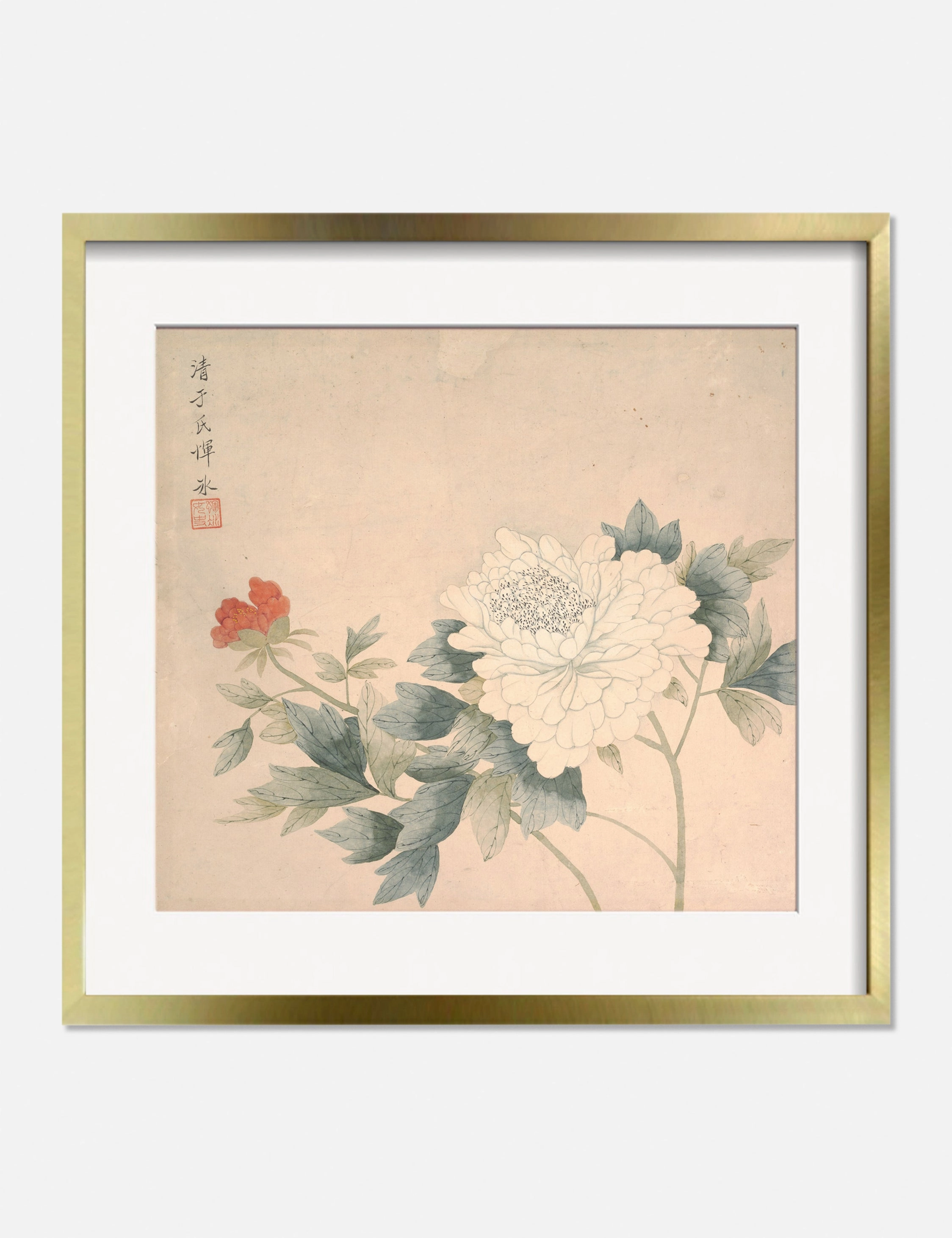 Flower Study 2 Print by Yun Bing