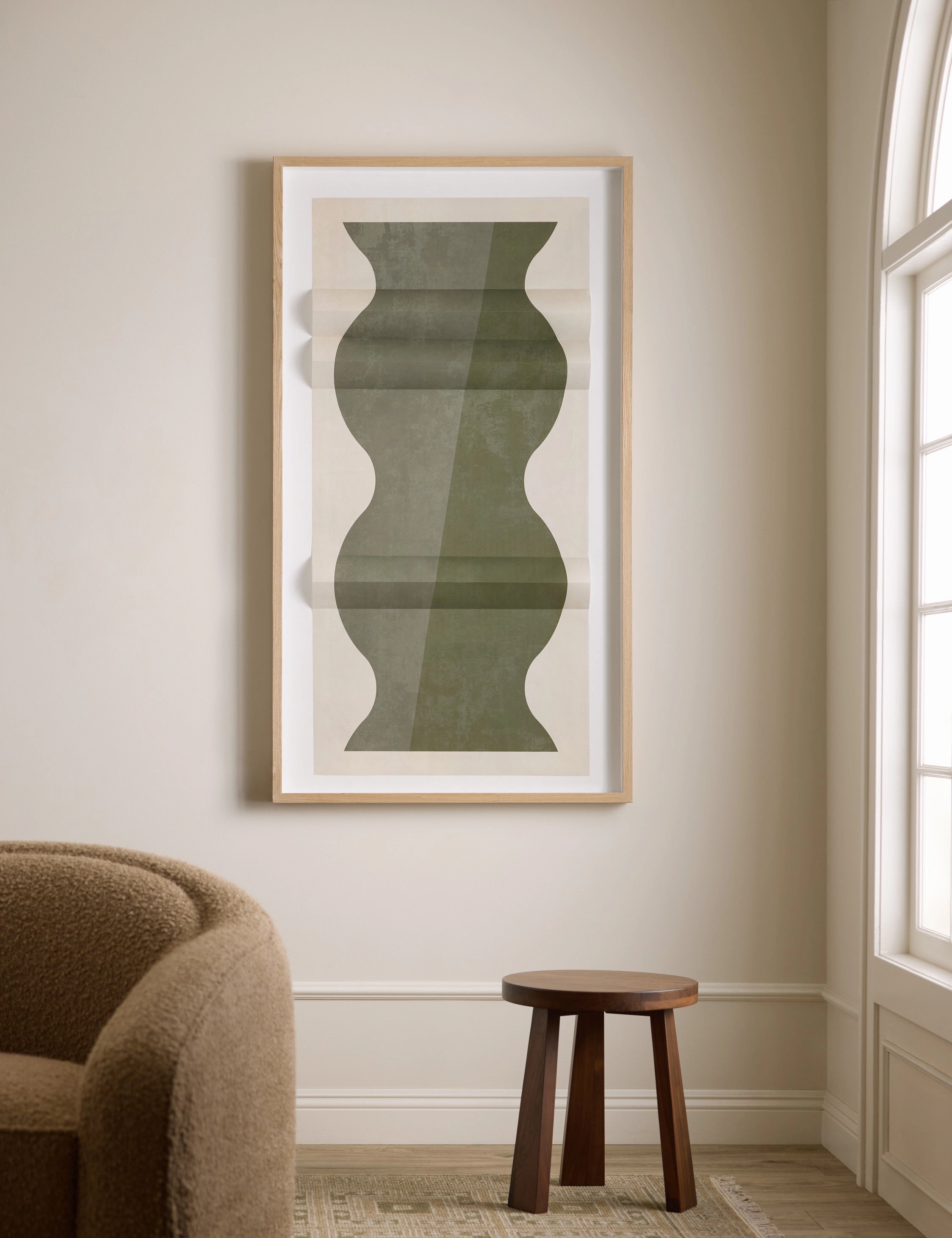 Foldover Urn by Bobby Berk wall art,canvas print,home wall decor