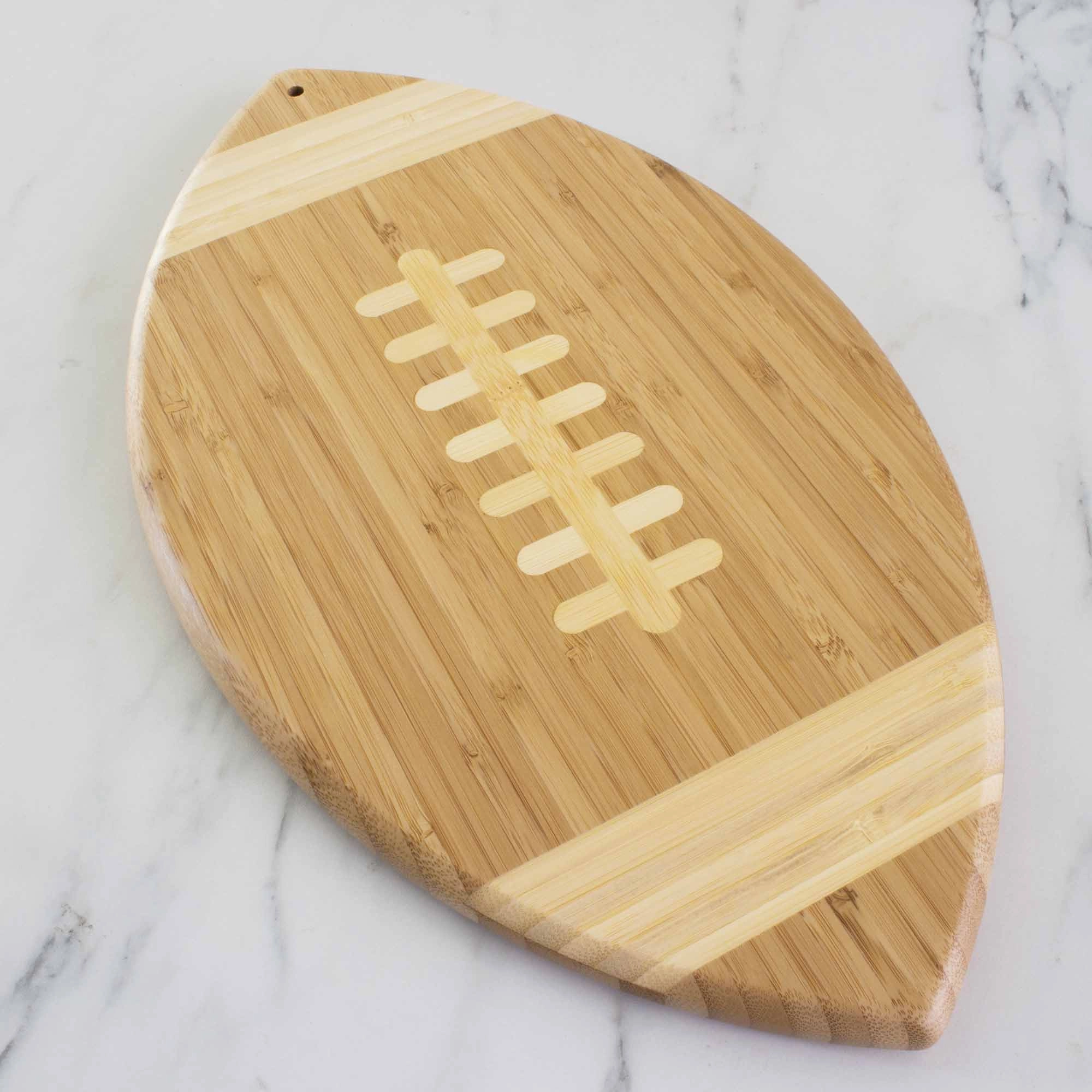 Football Shaped Cutting Board, 15" x 8-1/2"
