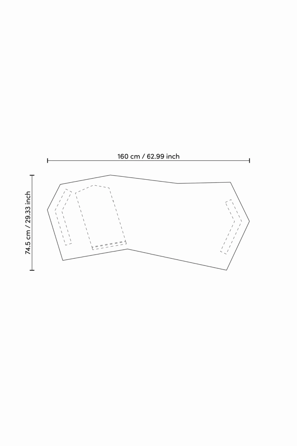 Free-Form Wooden Desk | Eichholtz Xenon