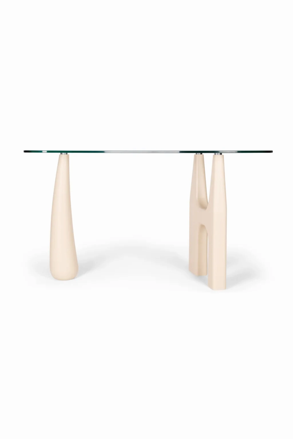 Freeform Tempered Glass Desk | NV Gallery Orwell desk,home desk,workstation