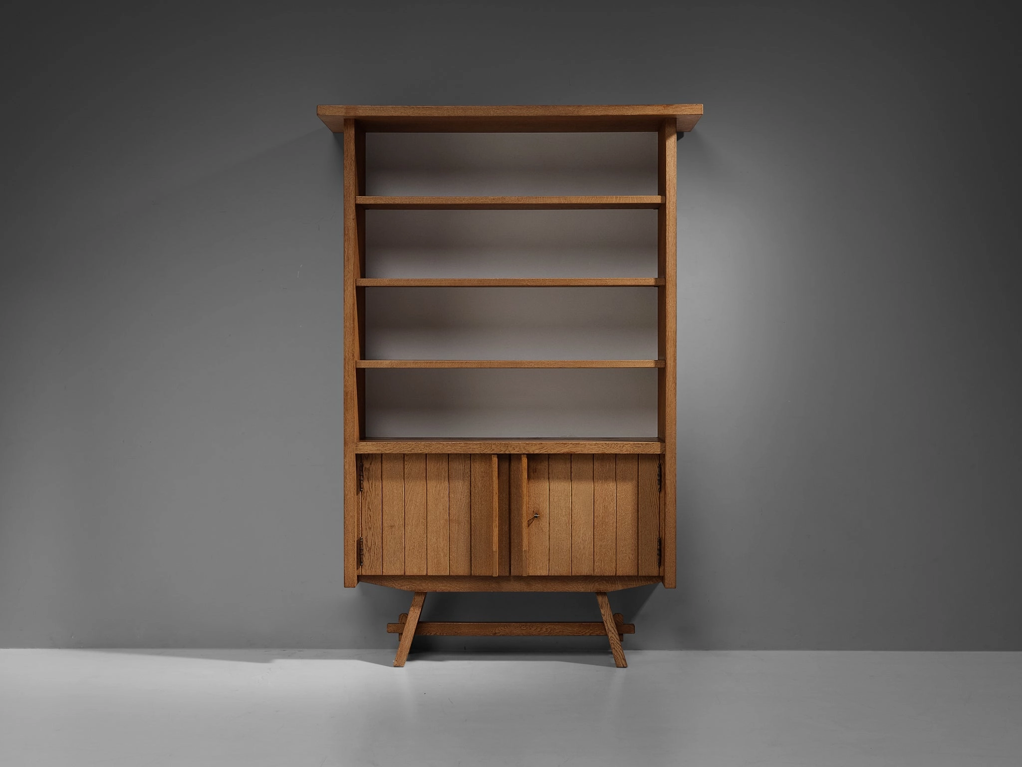 French Bookcase in Solid Oak