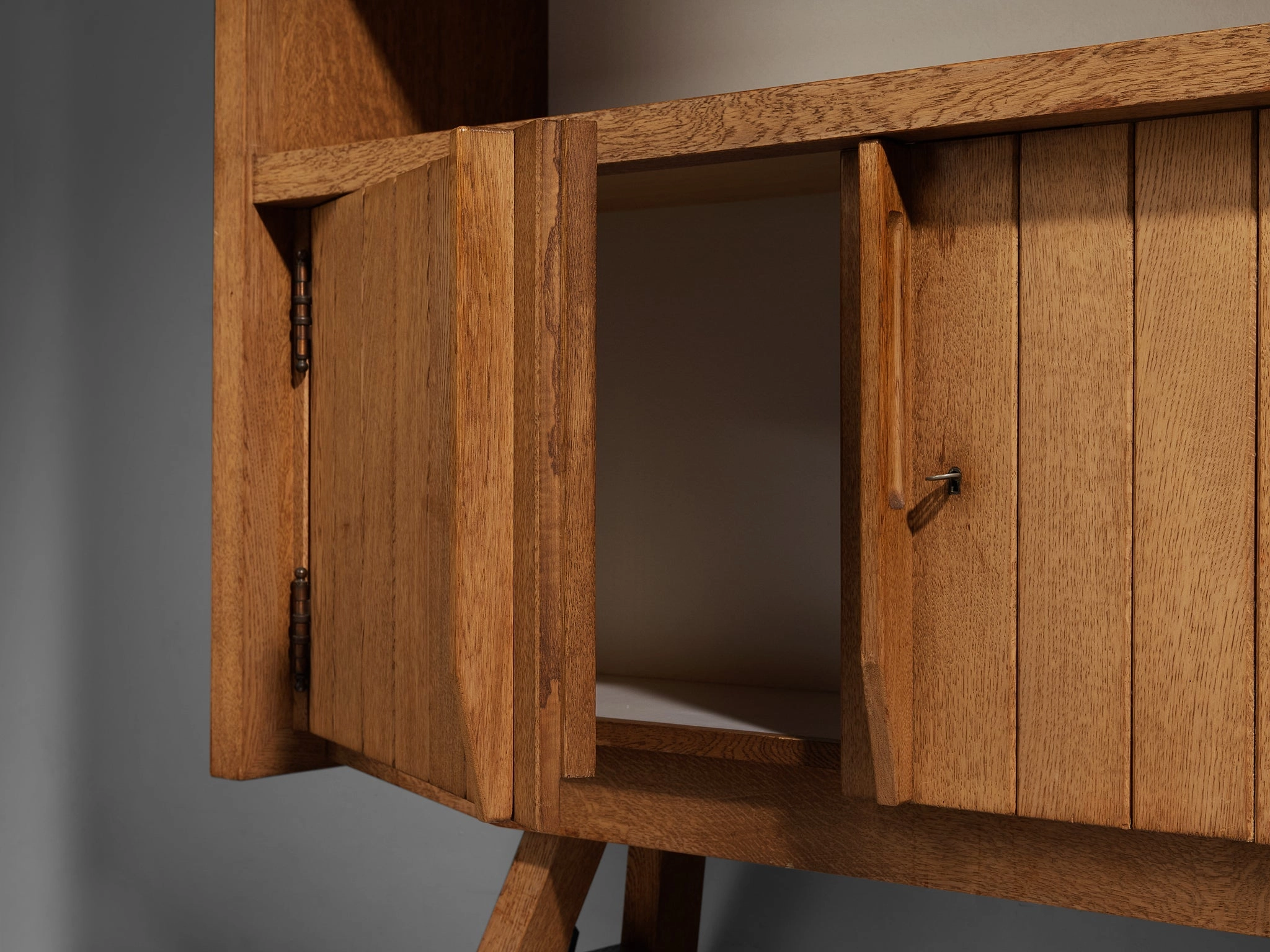 French Bookcase in Solid Oak