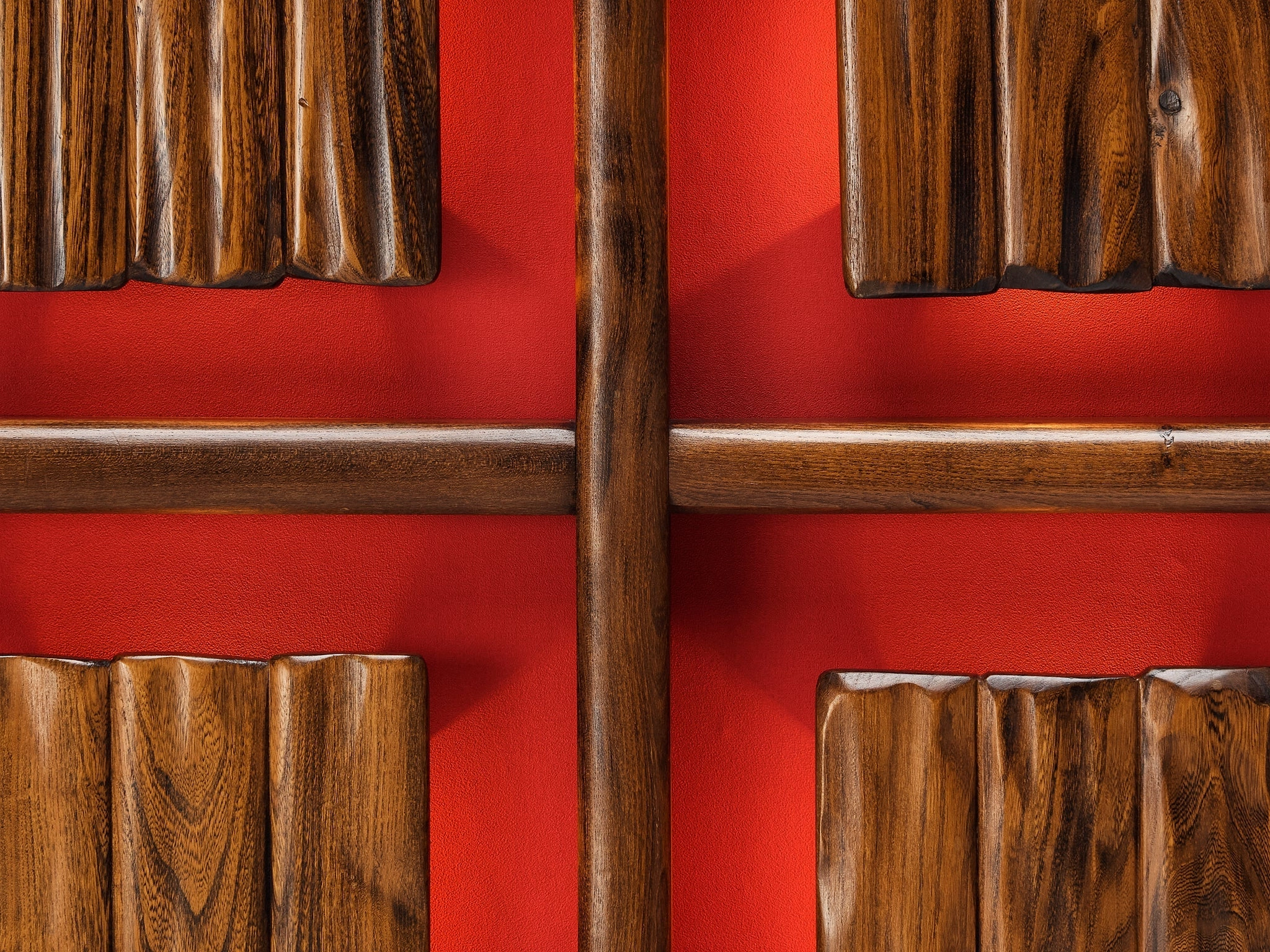 French Multifunctional Cabinet in Solid Elm
