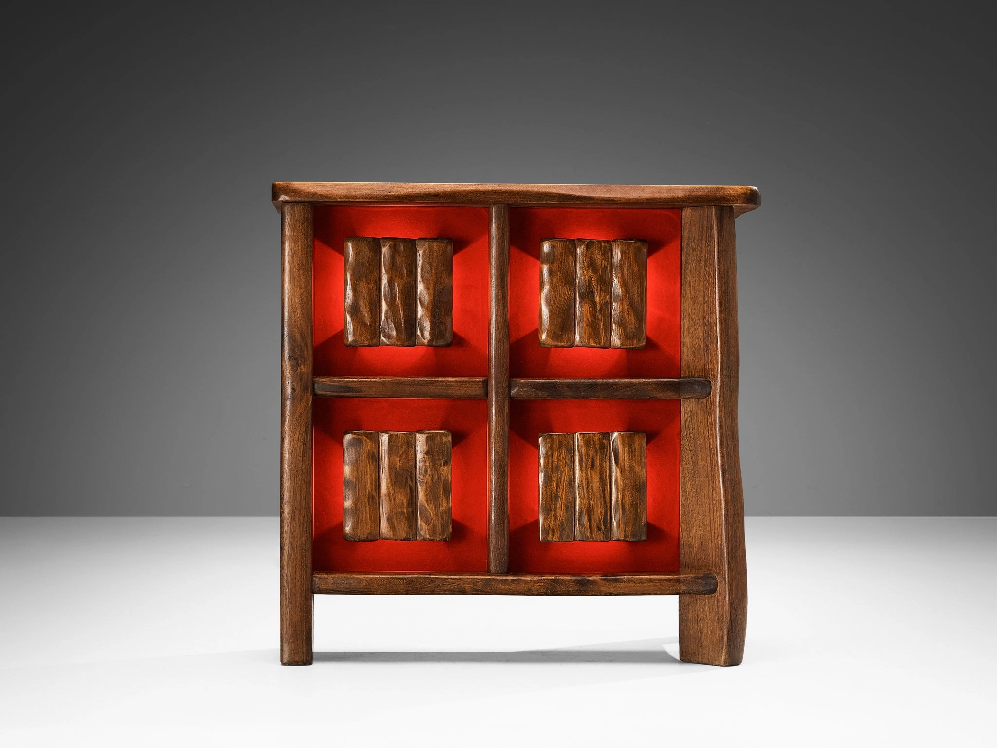French Multifunctional Cabinet in Solid Elm