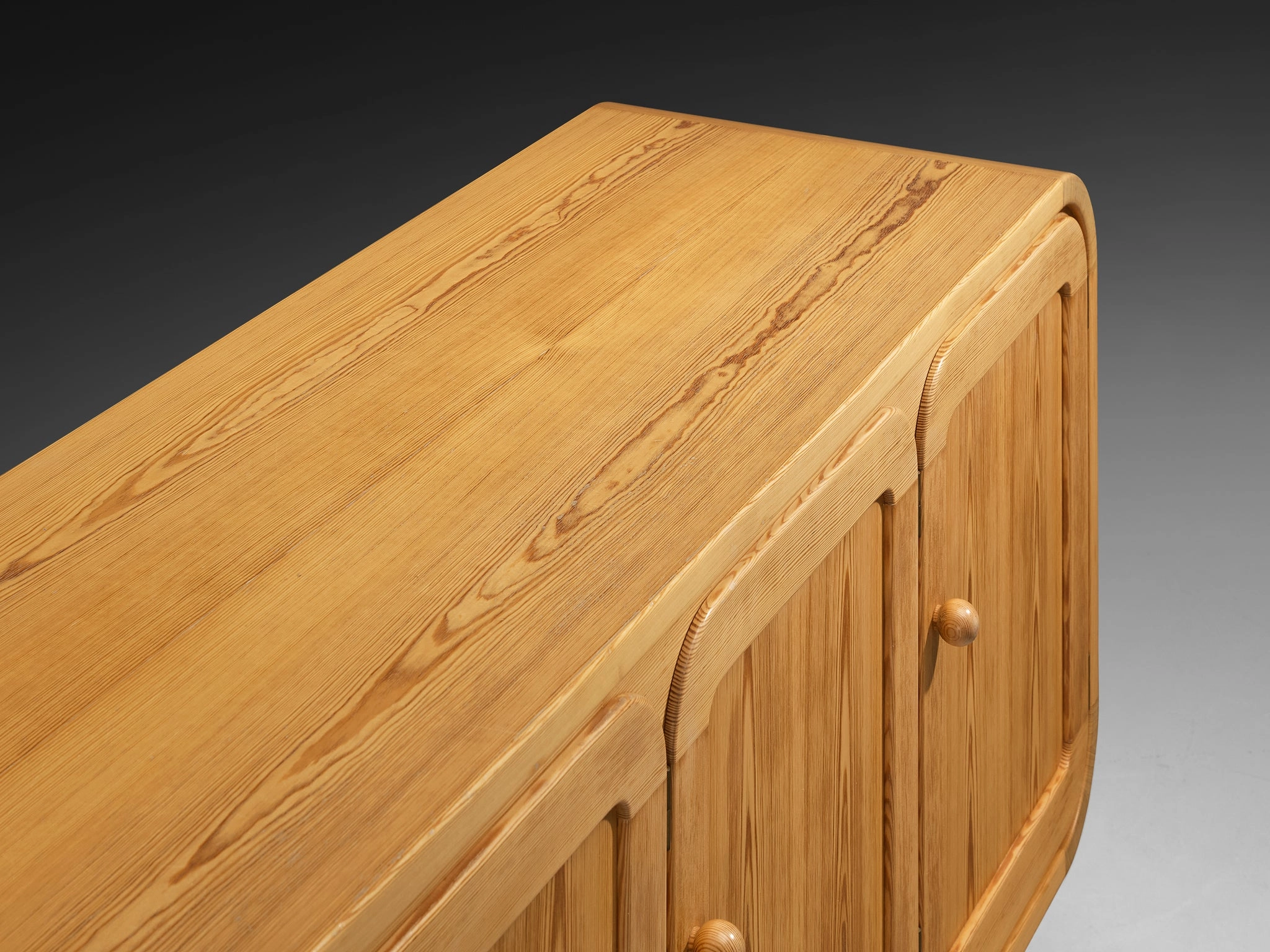 French Postmodern Sideboard in Pine