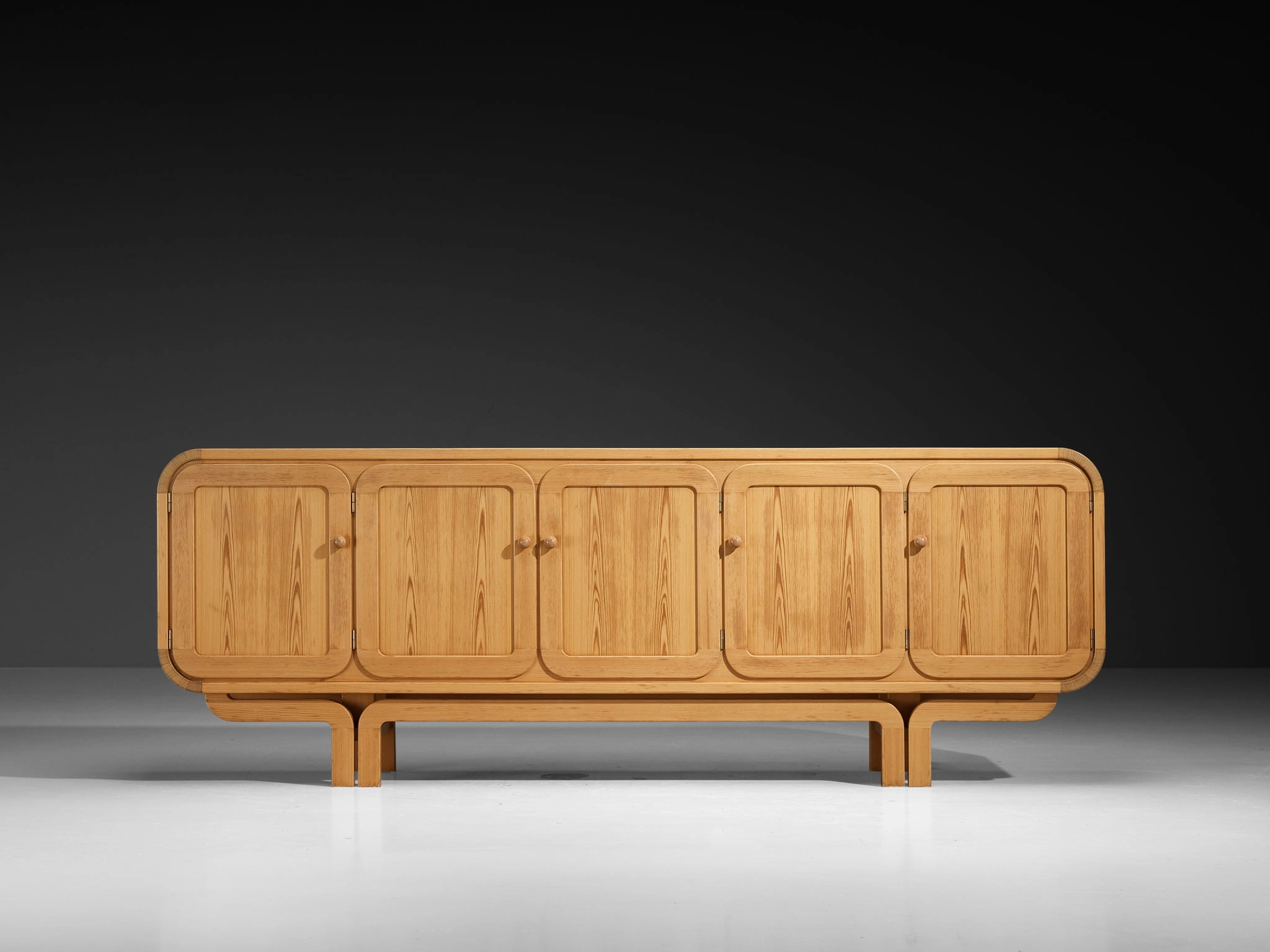 French Postmodern Sideboard in Pine