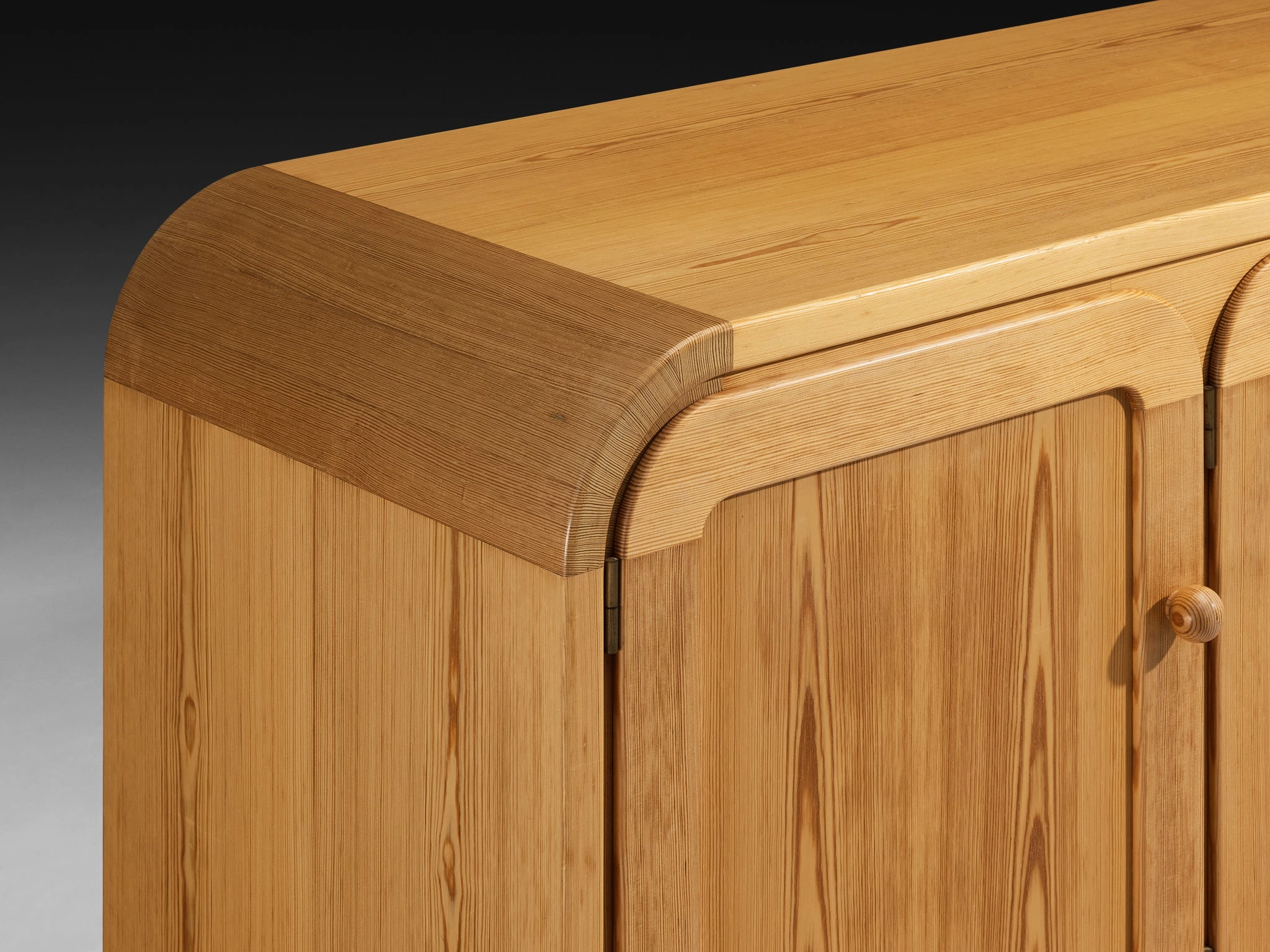 French Postmodern Sideboard in Pine