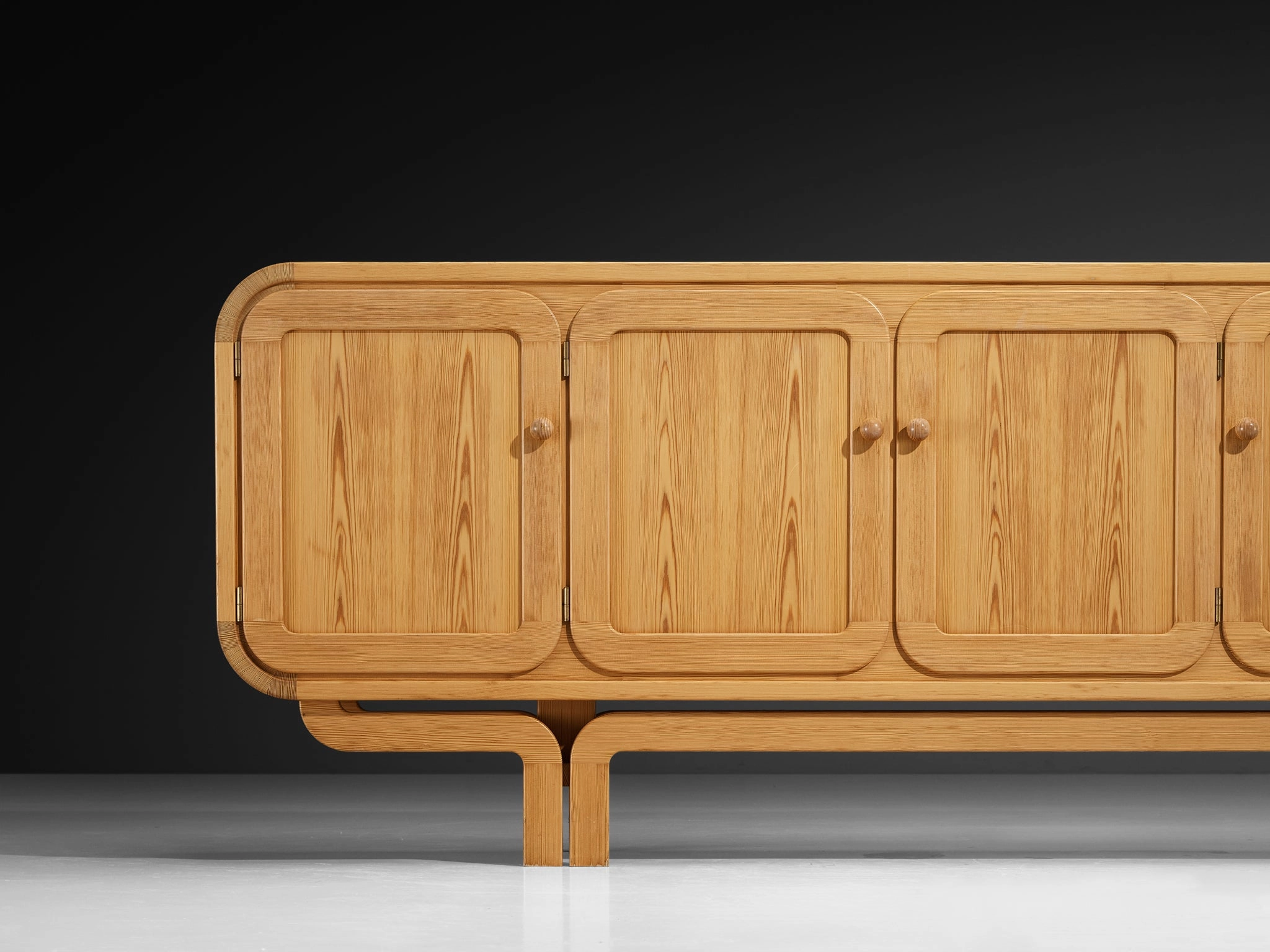 French Postmodern Sideboard in Pine