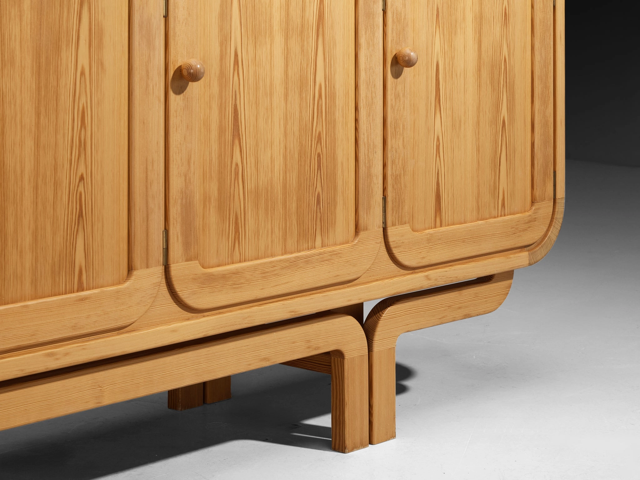 French Postmodern Sideboard in Pine