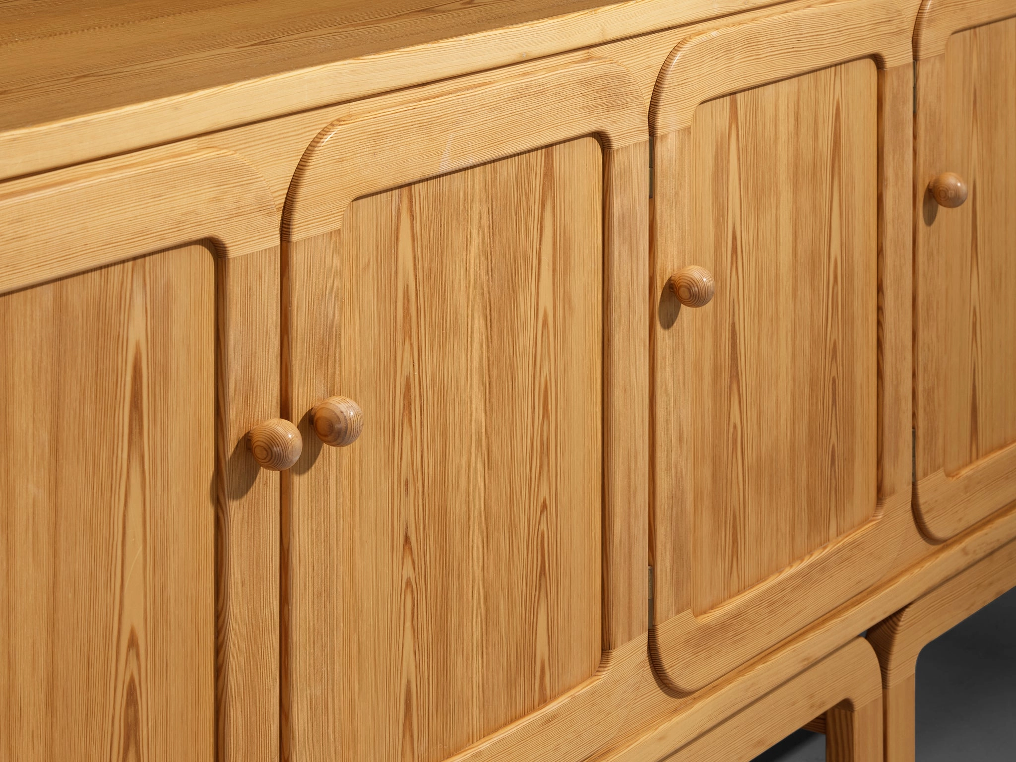 French Postmodern Sideboard in Pine