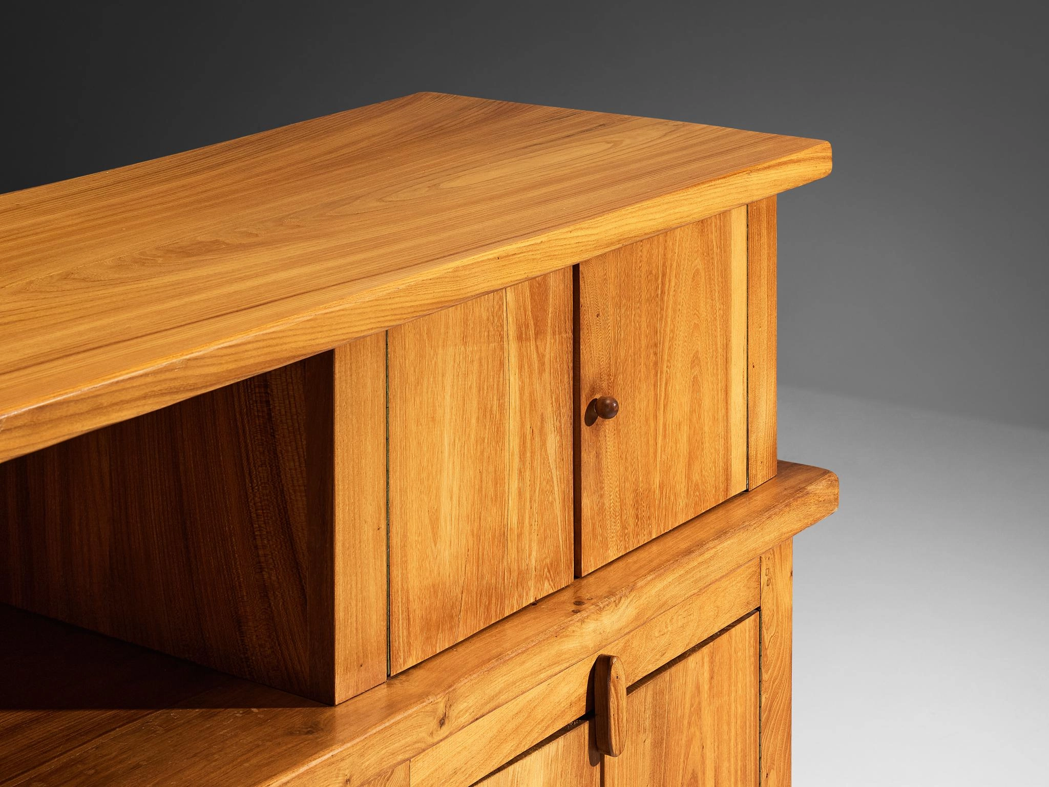 French Sideboard in Solid Elm by Skilled Craftsman
