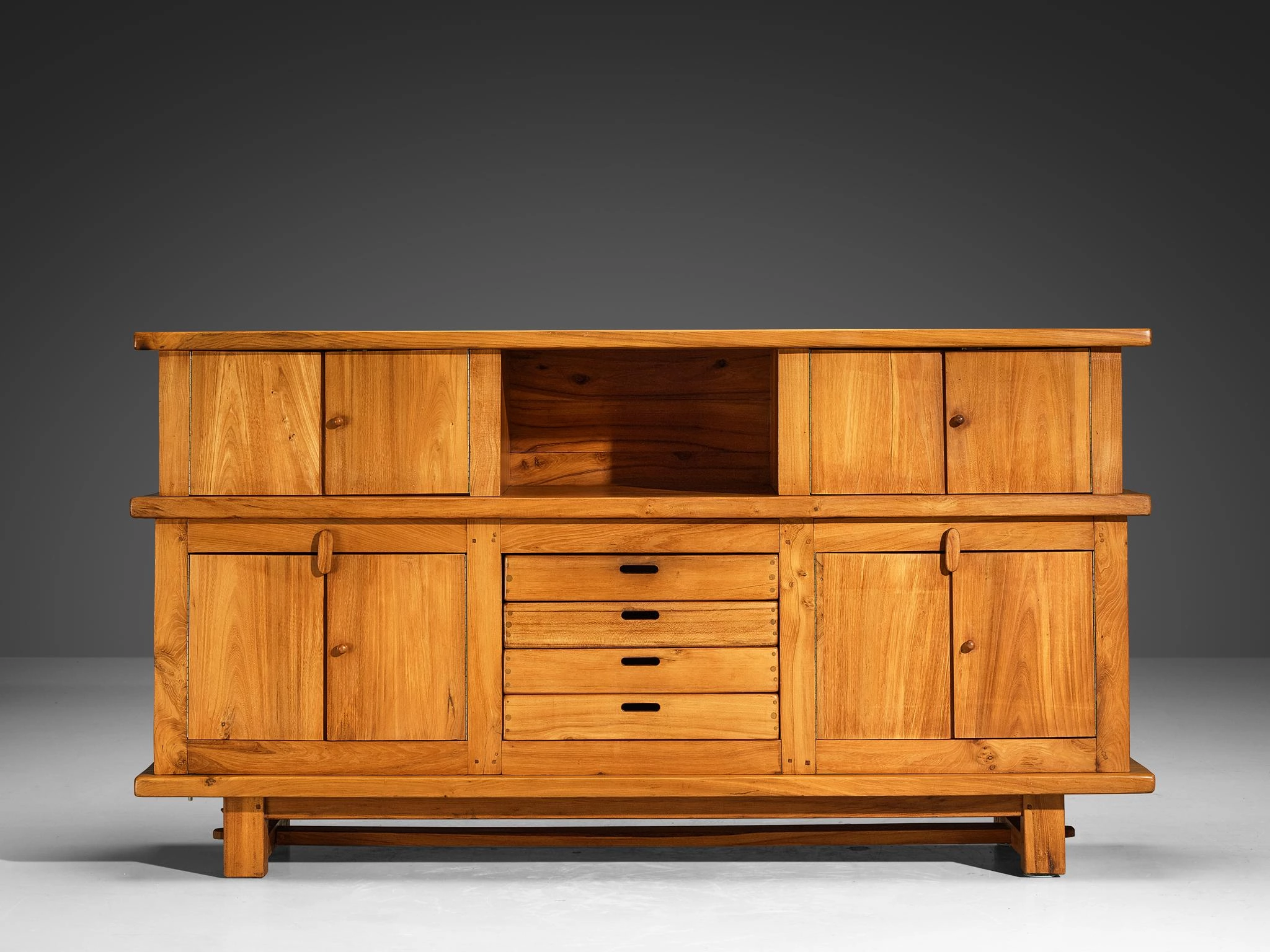 French Sideboard in Solid Elm by Skilled Craftsman