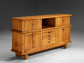 French Sideboard in Solid Elm by Skilled Craftsman storage cabinet,organizer,furniture storage