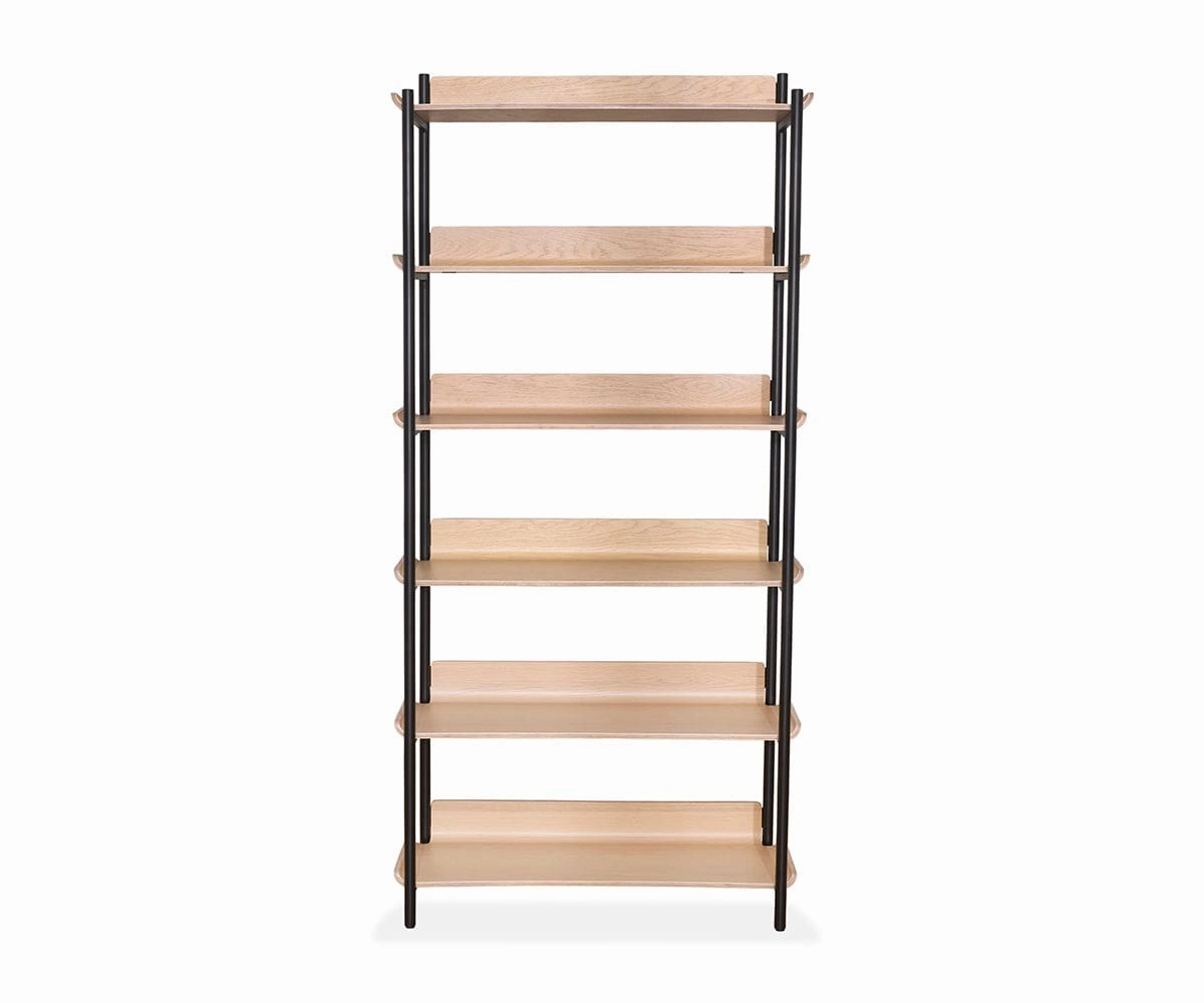 Freya 6 Shelves - Oak sofa,couch,living room furniture