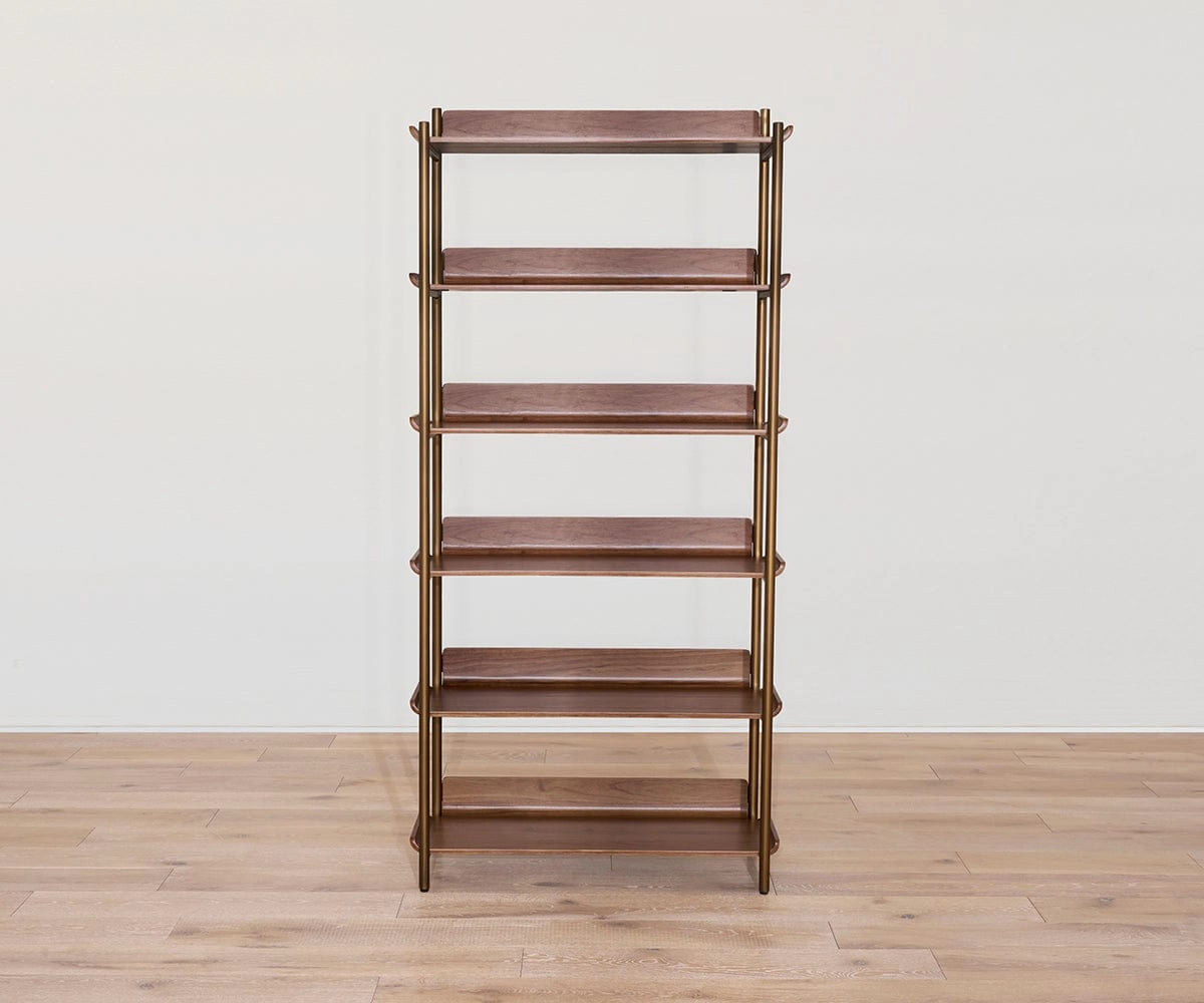 Freya 6 Shelves - Walnut