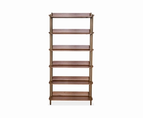 Freya 6 Shelves - Walnut sofa,couch,living room furniture