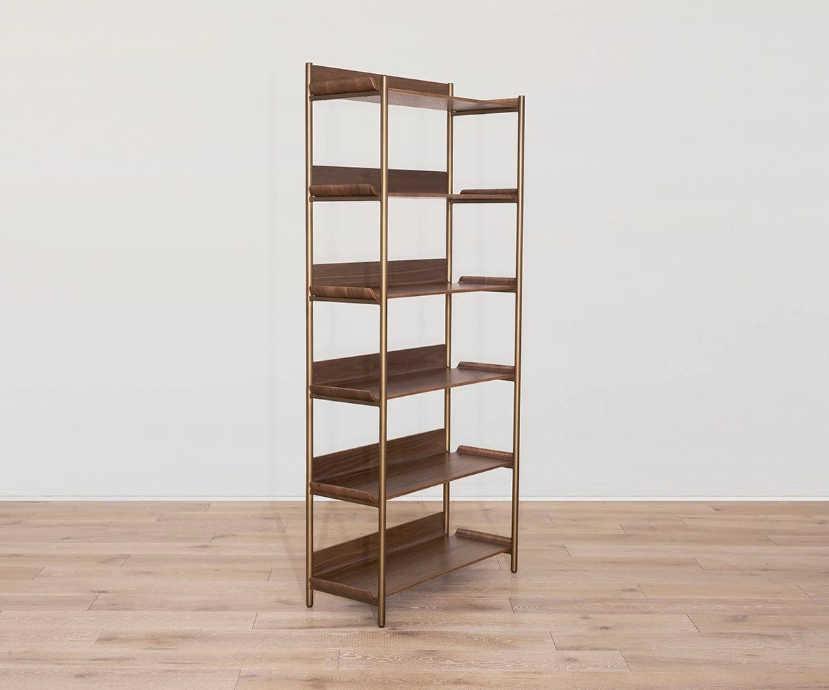 Freya 6 Shelves - Walnut