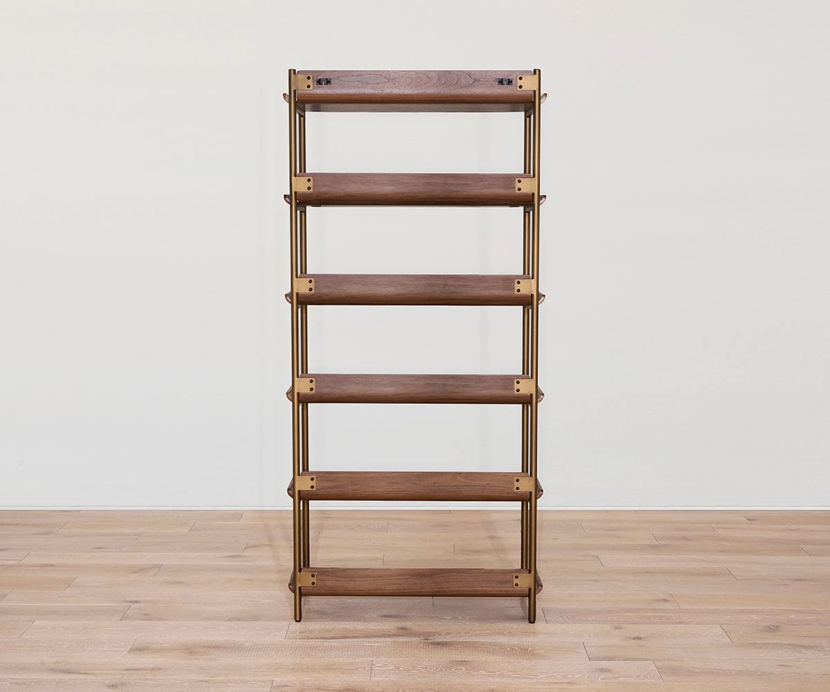 Freya 6 Shelves - Walnut