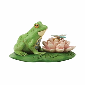Frog on Lilypad Figurine figurines,decorative figurines,home accents