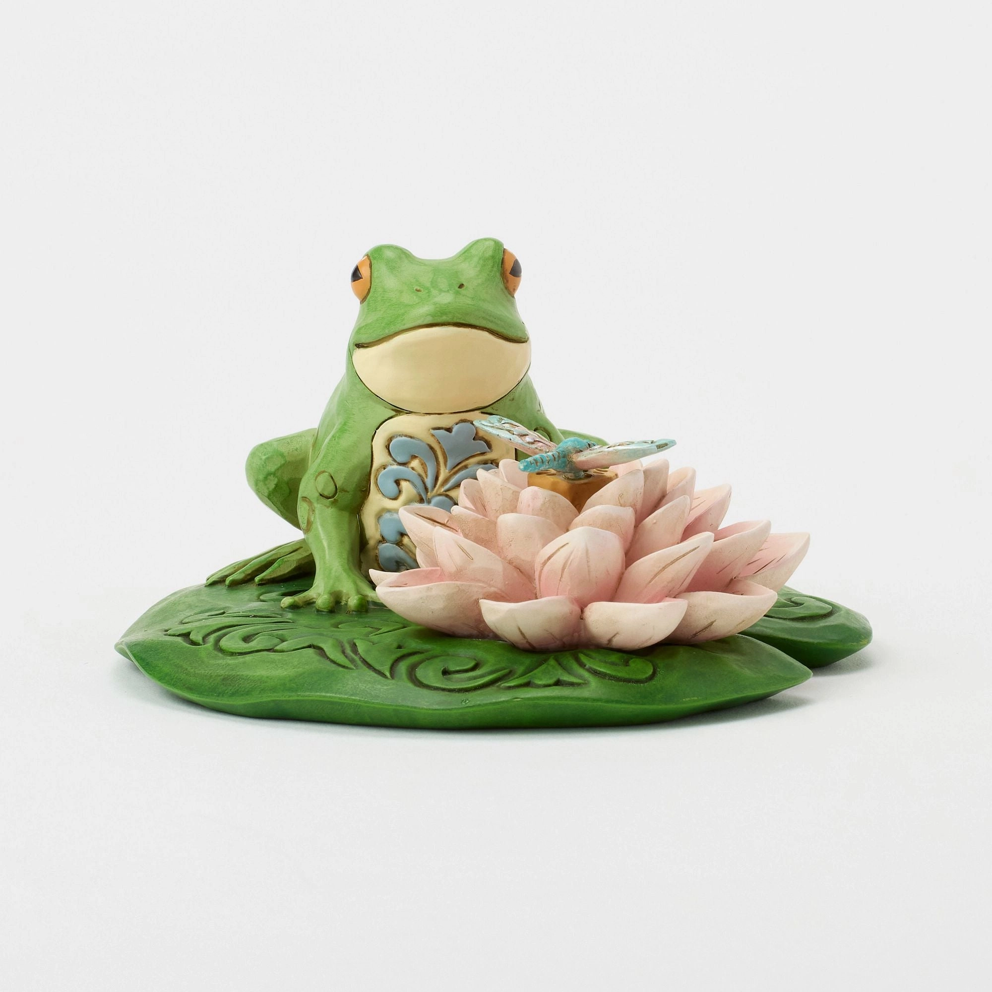 Frog on Lilypad Figurine