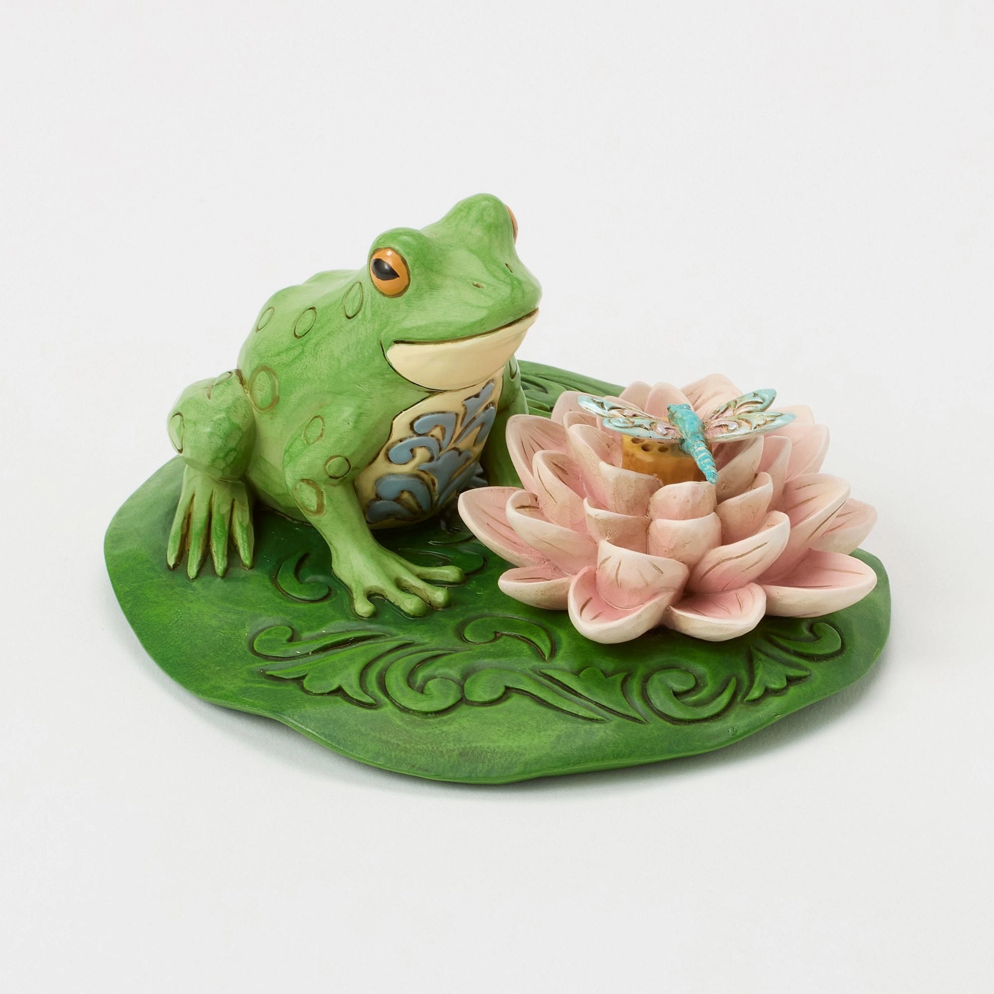 Frog on Lilypad Figurine
