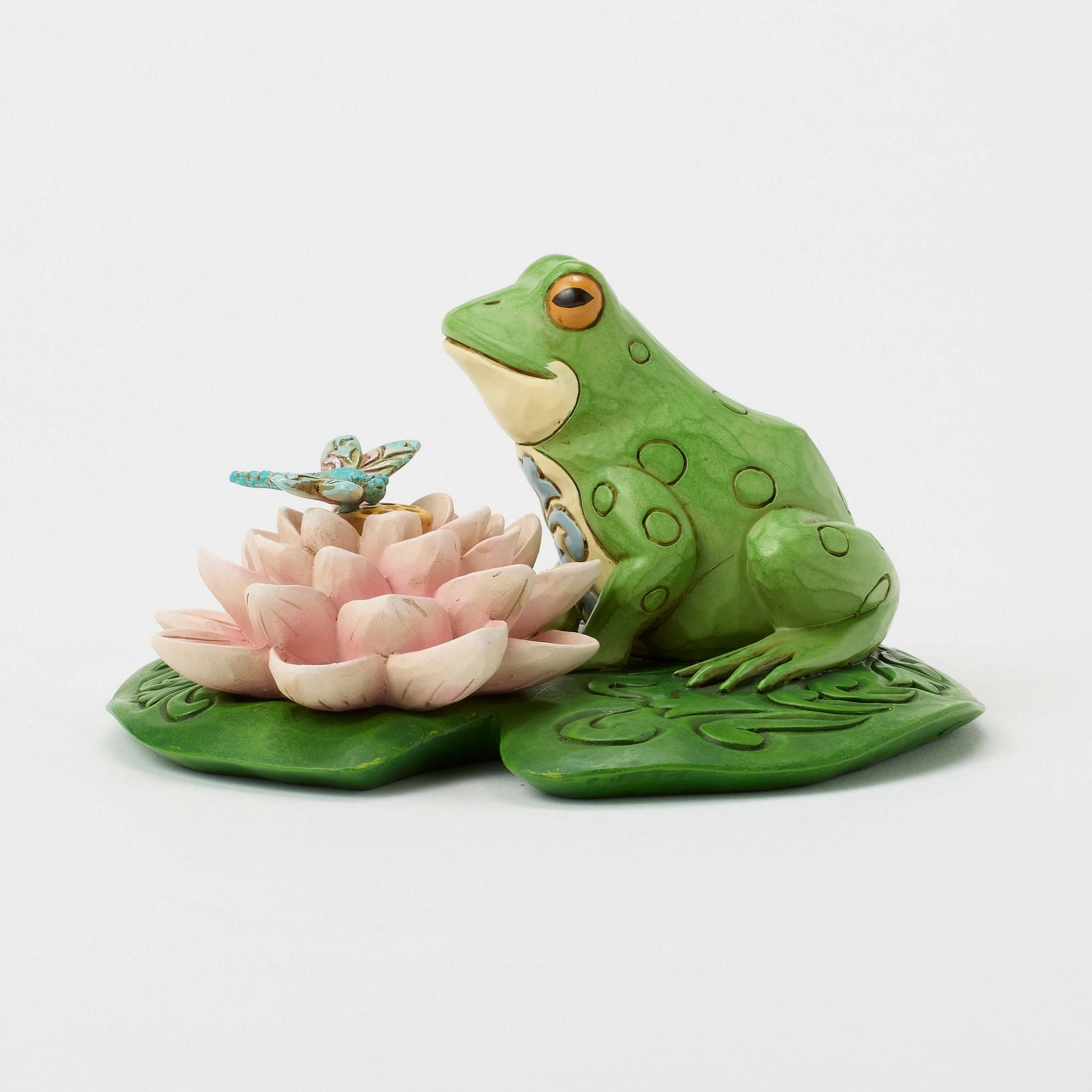 Frog on Lilypad Figurine