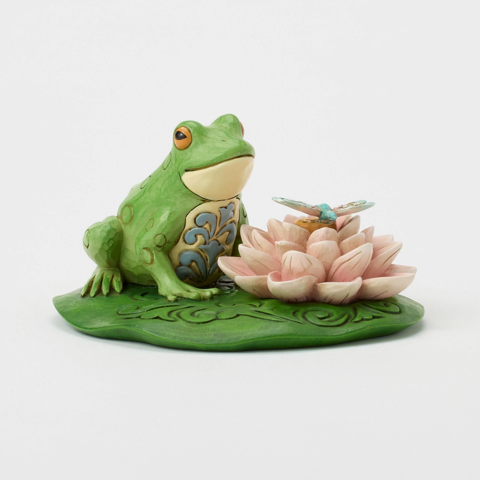 Frog on Lilypad Figurine