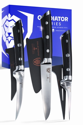 Fruit & Vegetable Paring Knife Set - 3 Piece | Gladiator Series ELITE | NSF Certified | Dalstrong  knife set,kitchen knives,cooking tools