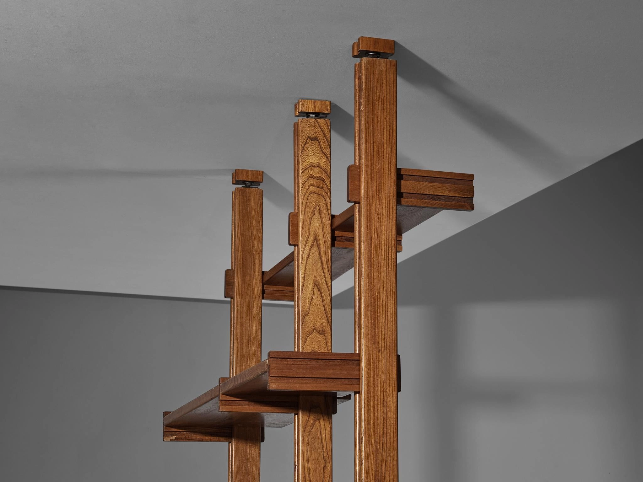 Galerie L'Orme Modular Wall Unit in Solid Elm