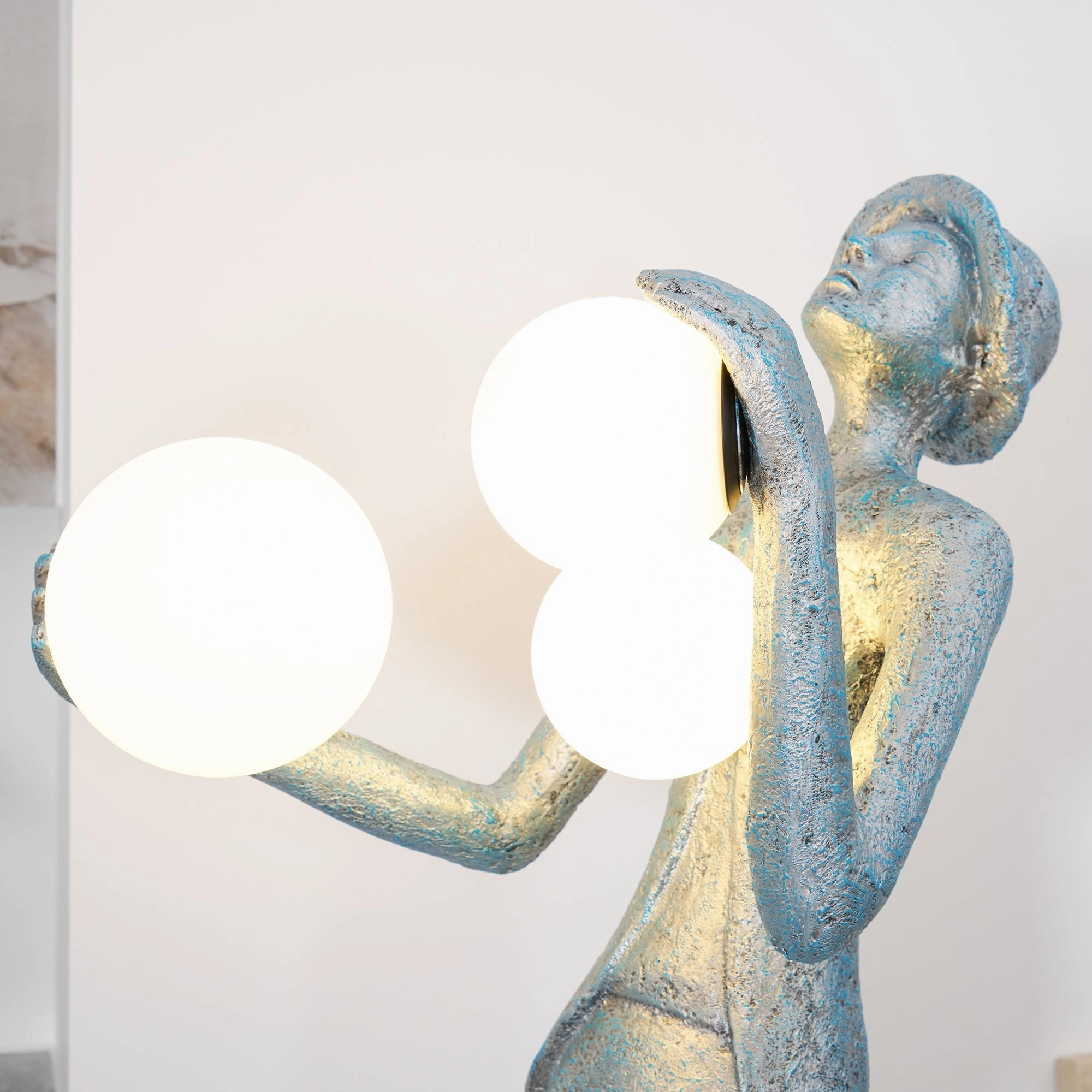 Gentleman Sculpture Floor Lamp