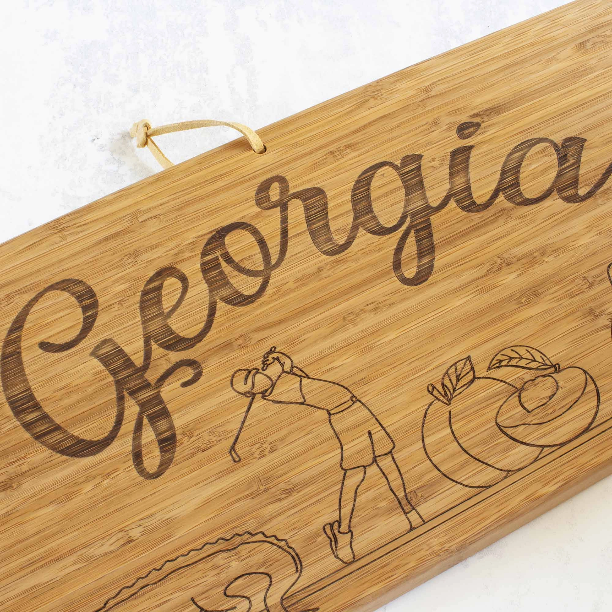 Georgia Engraved XL Charcuterie Board, 30" x 8-1/2"