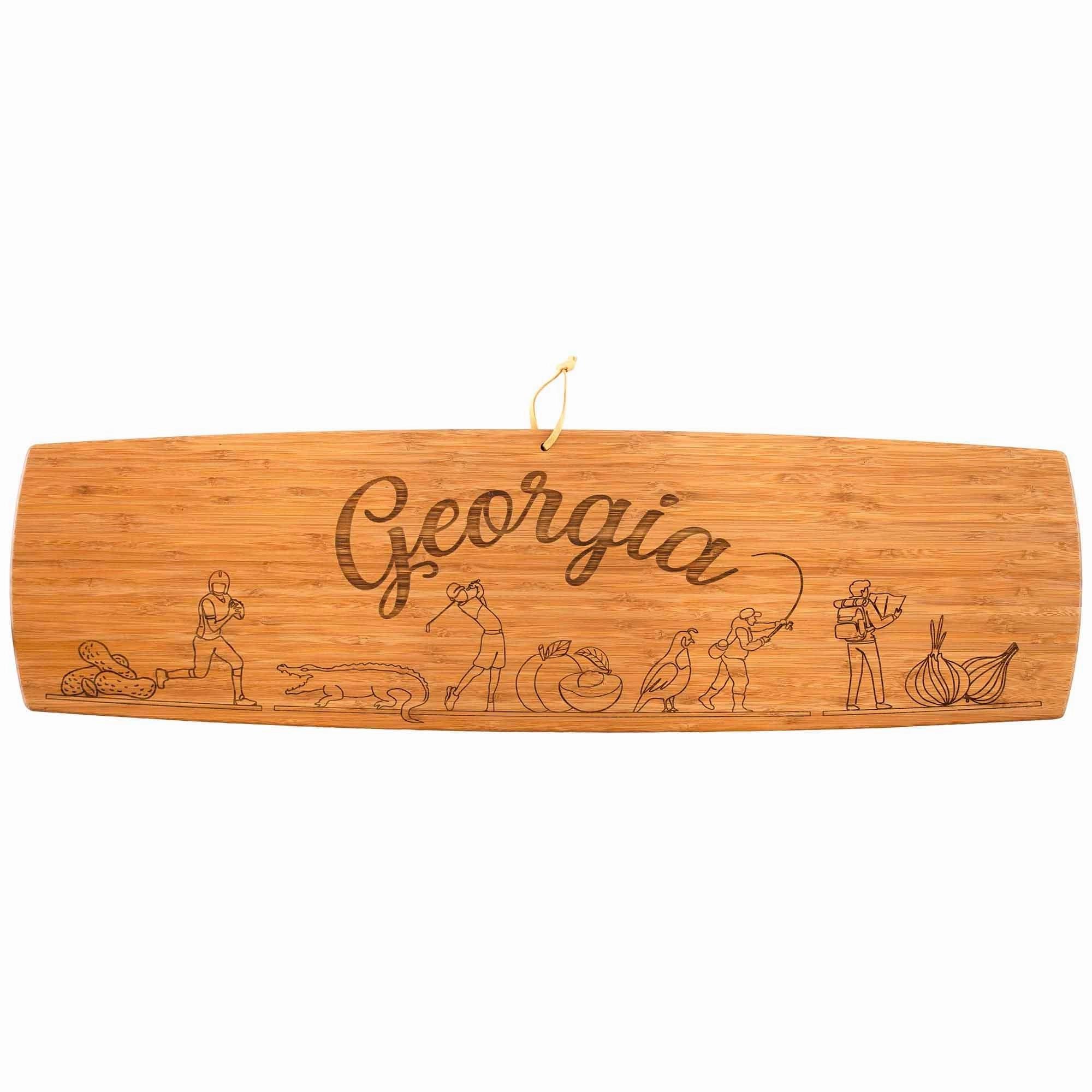 Georgia Engraved XL Charcuterie Board, 30" x 8-1/2" cutting board,chopping board,kitchen tools