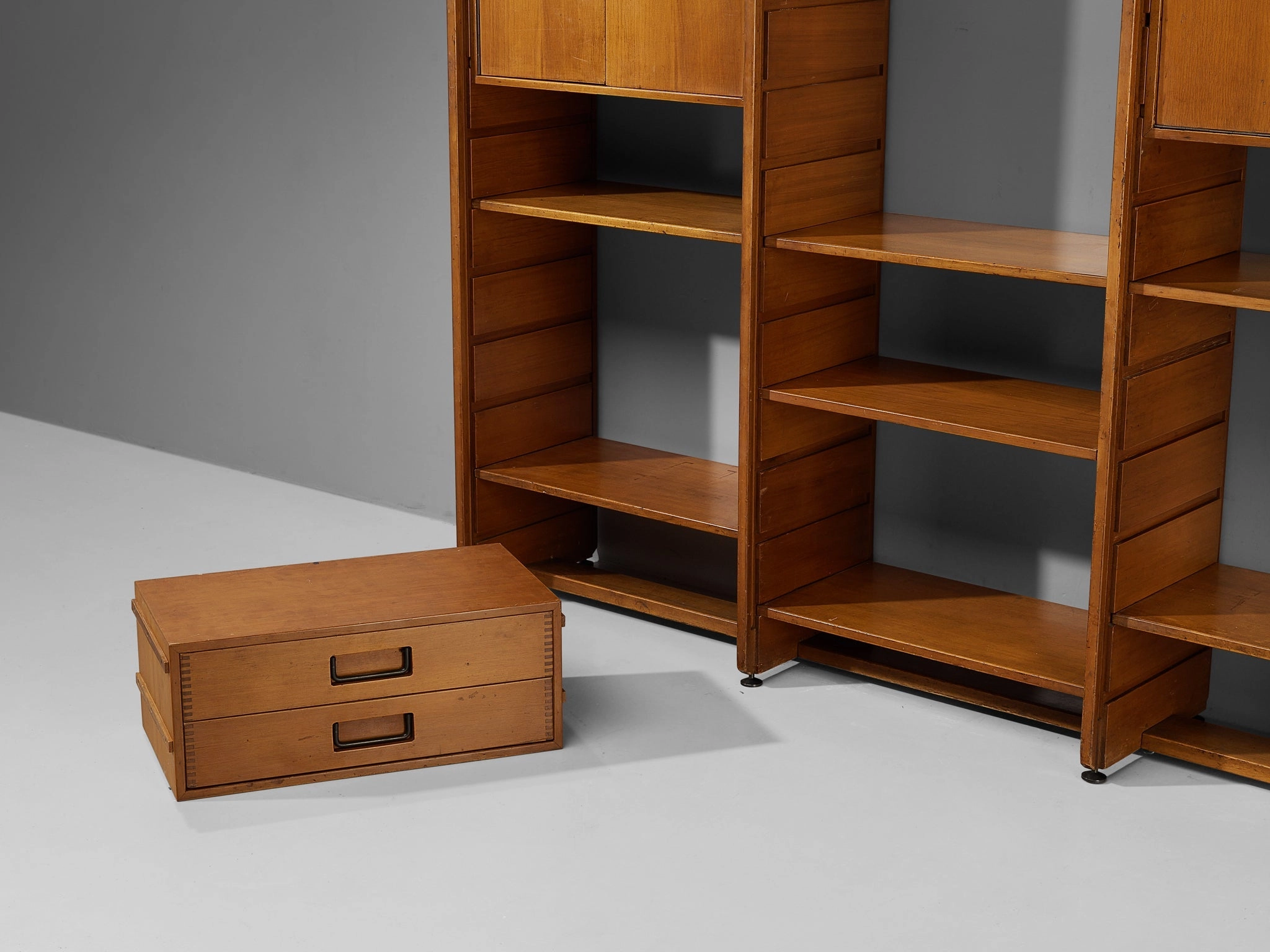Gianfranco Frattini for Cantieri Carugati Large Library in Cherry