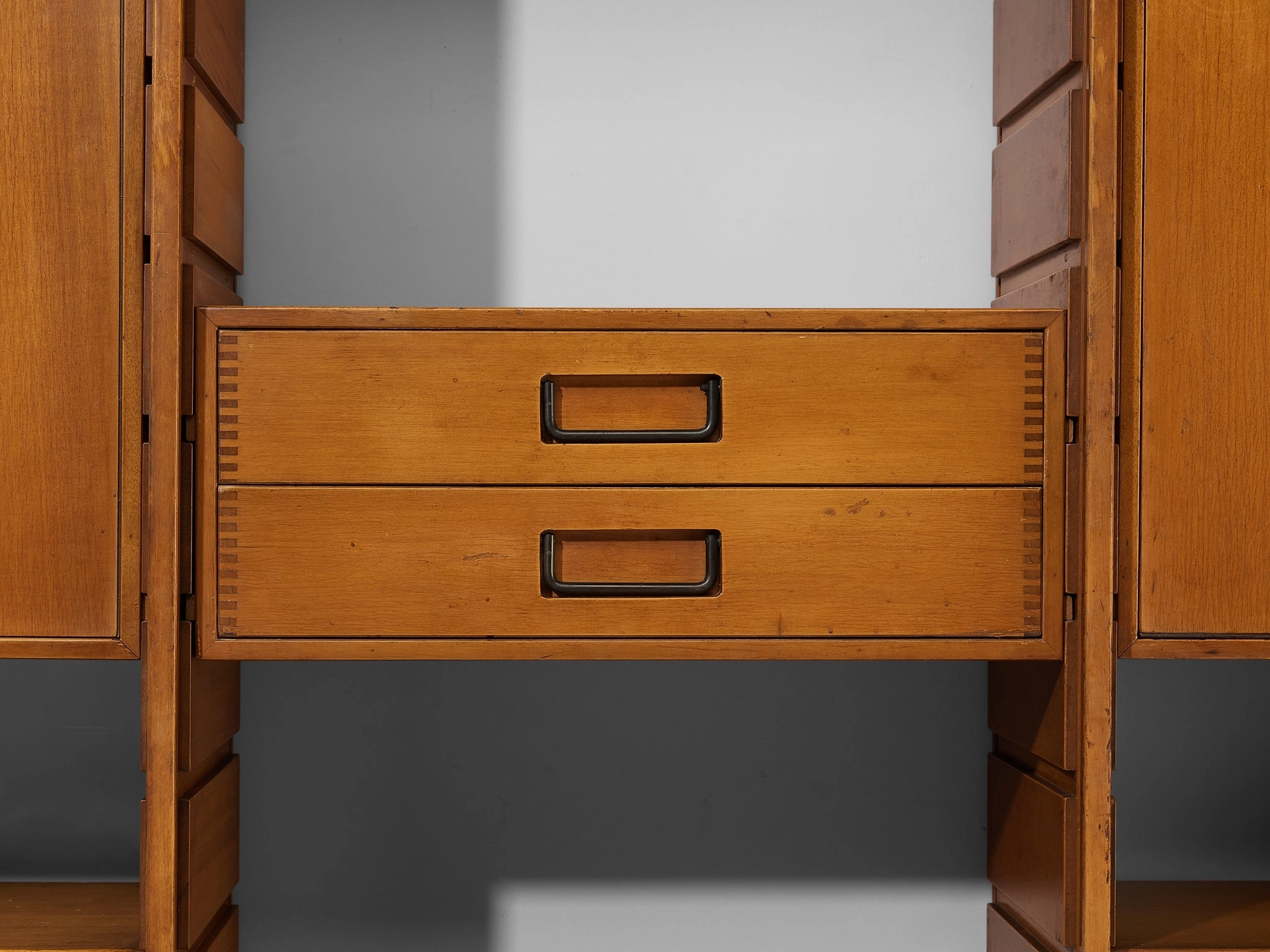 Gianfranco Frattini for Cantieri Carugati Large Library in Cherry