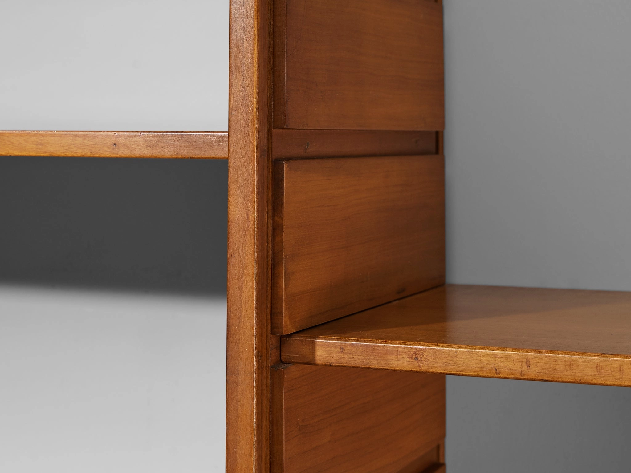 Gianfranco Frattini for Cantieri Carugati Large Library in Cherry