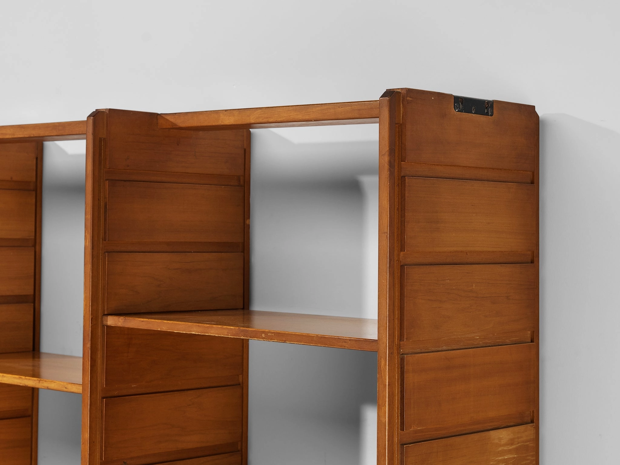 Gianfranco Frattini for Cantieri Carugati Large Library in Cherry