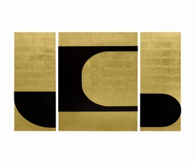 Gilded Silhouettes Wall Art wall art,canvas print,home wall decor