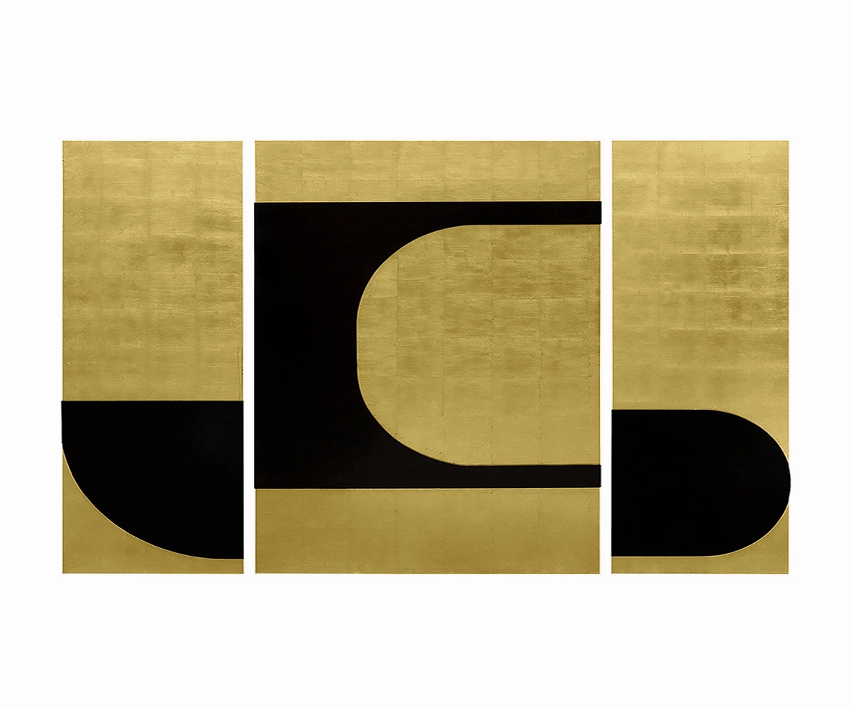 Gilded Silhouettes Wall Art wall art,canvas print,home wall decor
